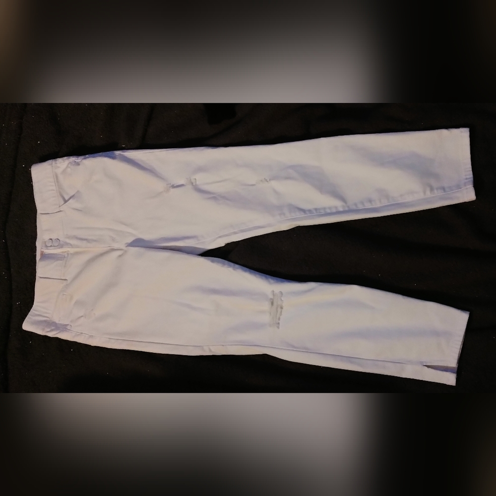 Candies white distressed jeans